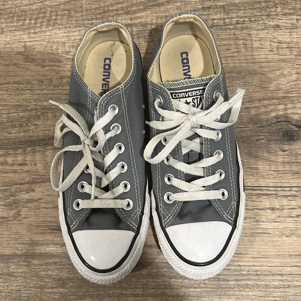Gray Converse All Stars